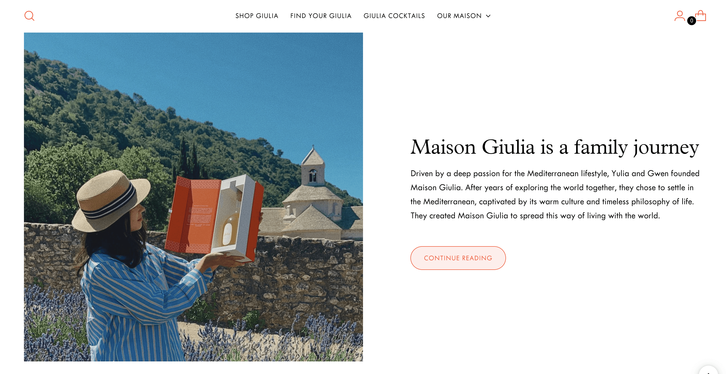 Maison Giulia product page